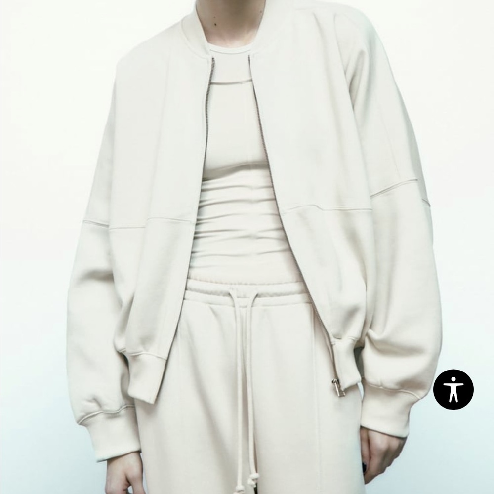 Zara sweatshirt bomber